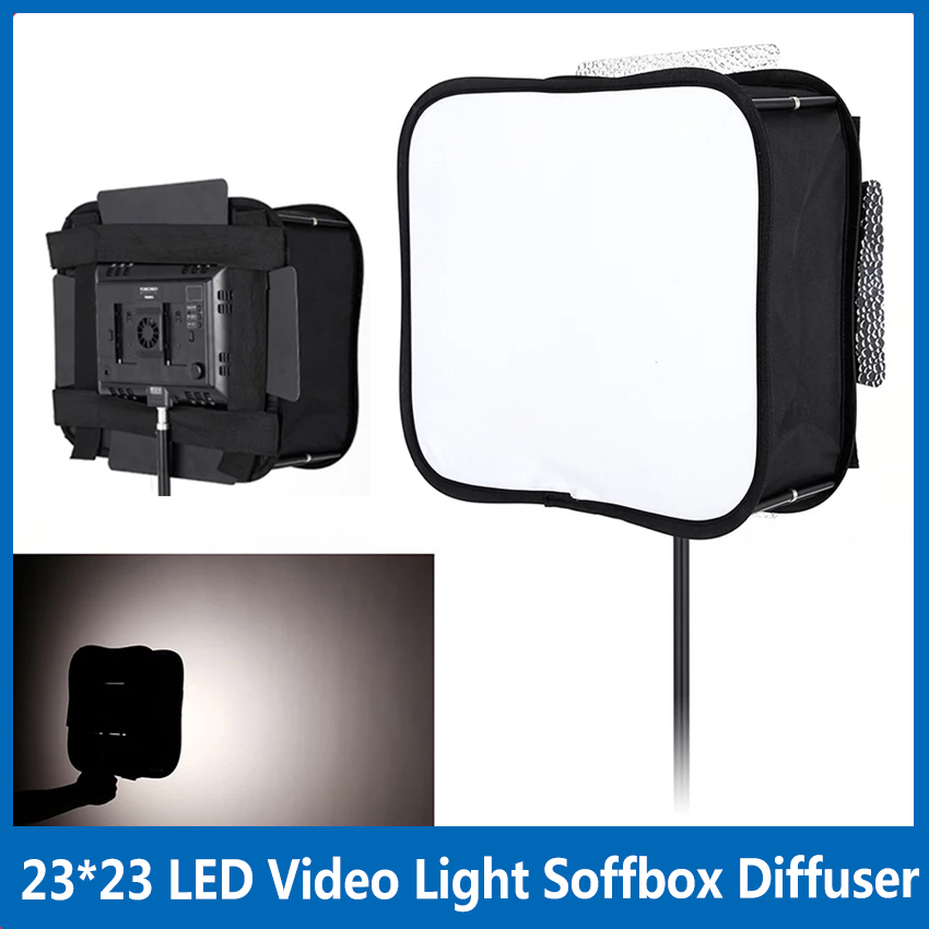 Video Light Panel Led - Difusor Softbox 23*23 para Panel de