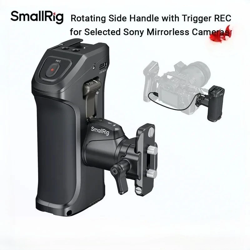 Sony Camera A7 Iv - SmallRig 3893 Manija lateral giratoria con