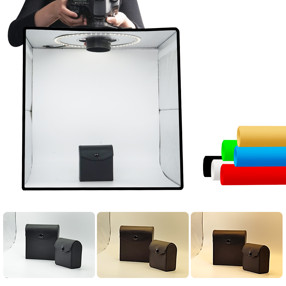 Photography Lighting Kit Portable - Lightdow-caja de fotos regulable, luz LED