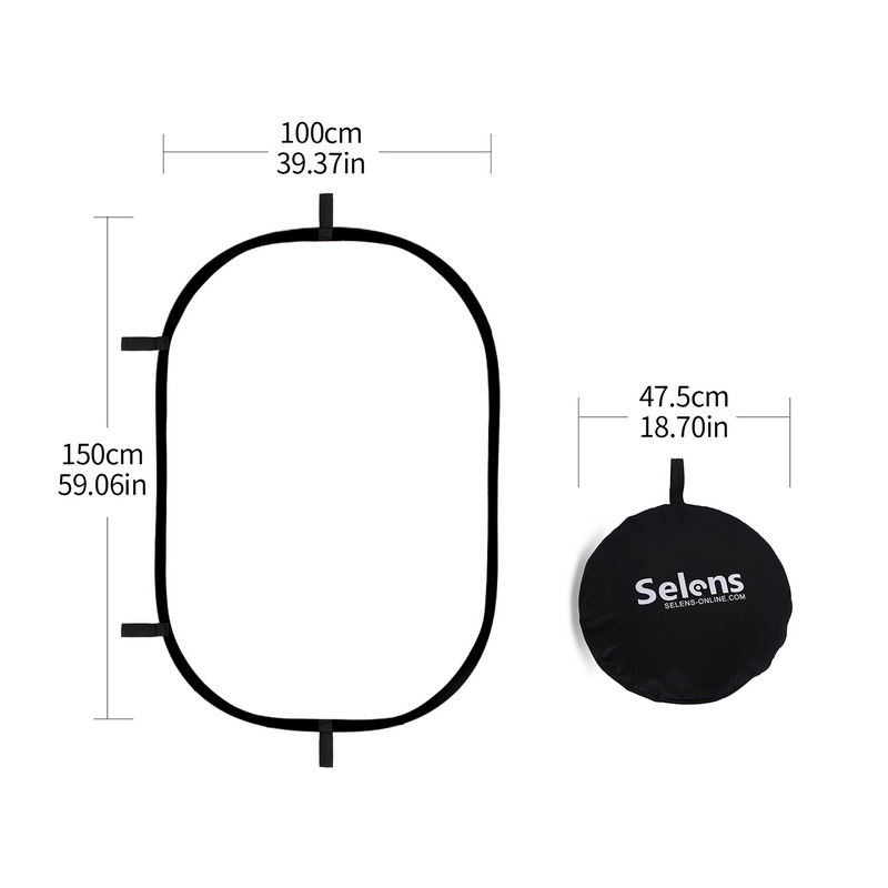 Video Light Panel Led - Panel difusor reflector translúcido plegable Selens
