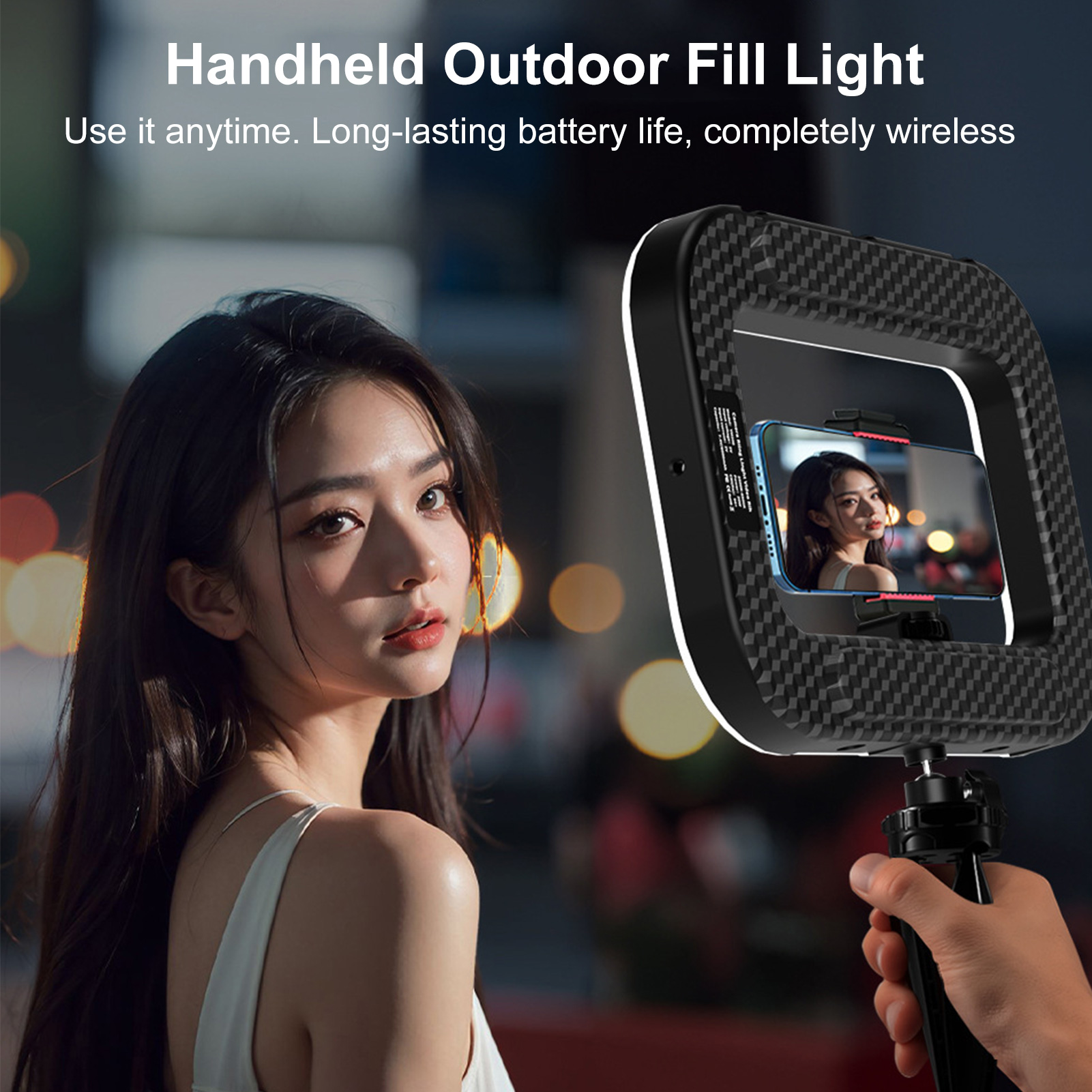 Luz Recargable para Teléfono C - Photography Lighting System reseña y precio