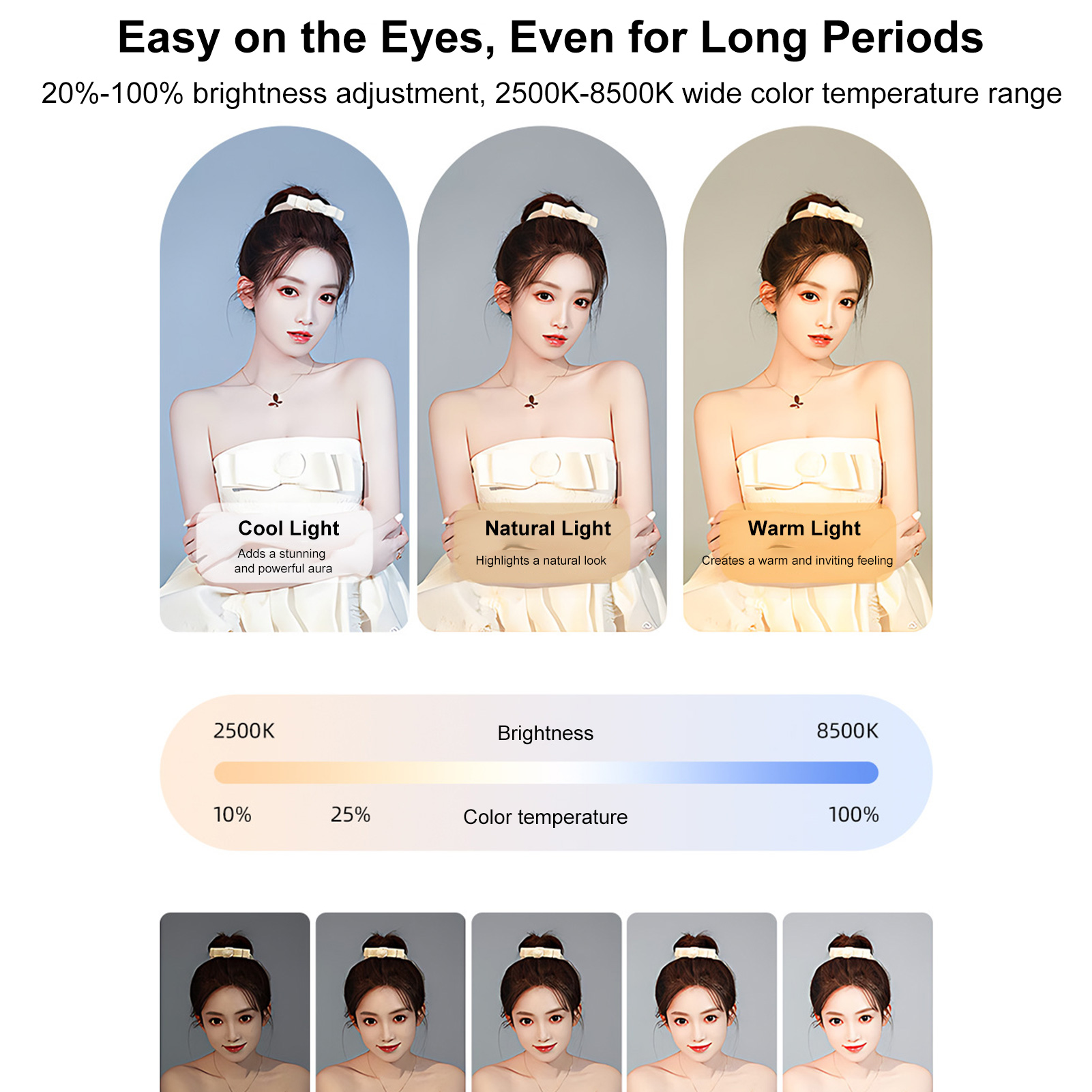 Luz Recargable para Teléfono C - Photography Lighting System reseña y precio