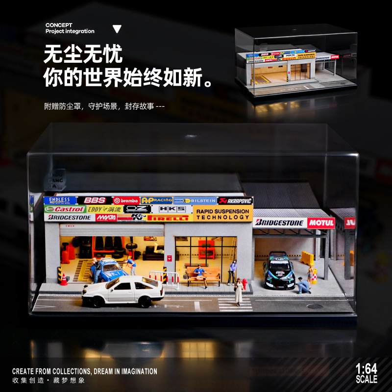 Diorama de Garaje Japonés a Es - Photography Lighting Simulation reseña y precio