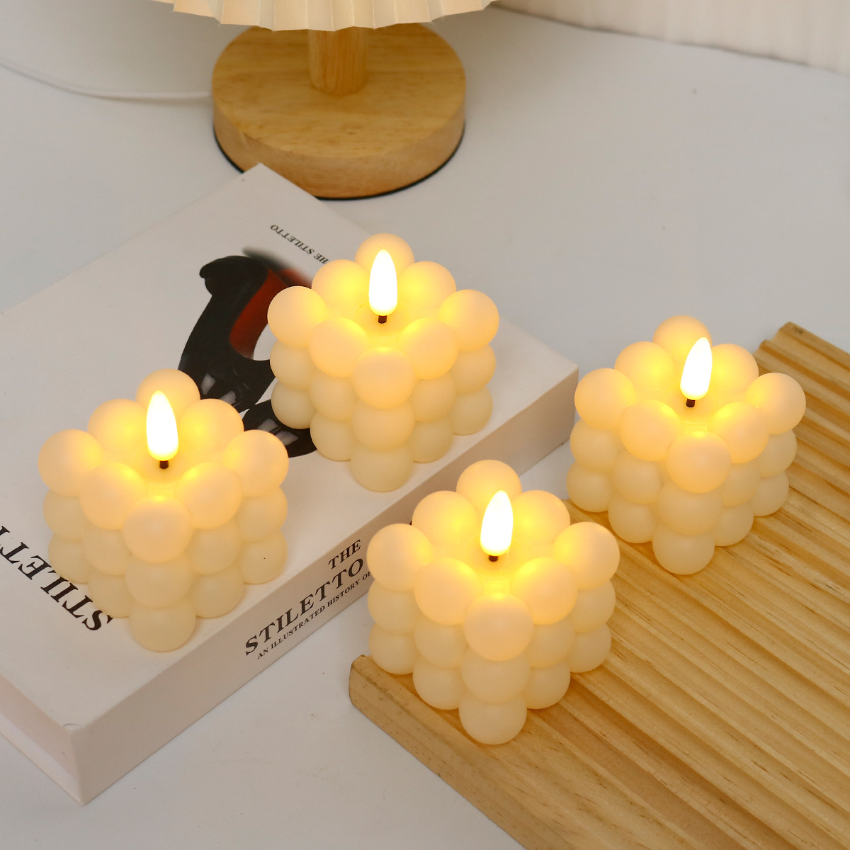 Vela LED en Forma de Cubo para - Photography With Lighting reseña y precio