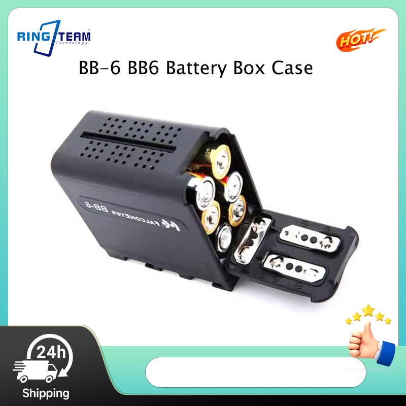 Caja de Baterías BB-6 para 6 P - Video Light Panel Led reseña y precio