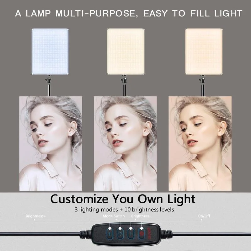 Lámpara LED para Video y Estud - Video Light Panel Led reseña y precio