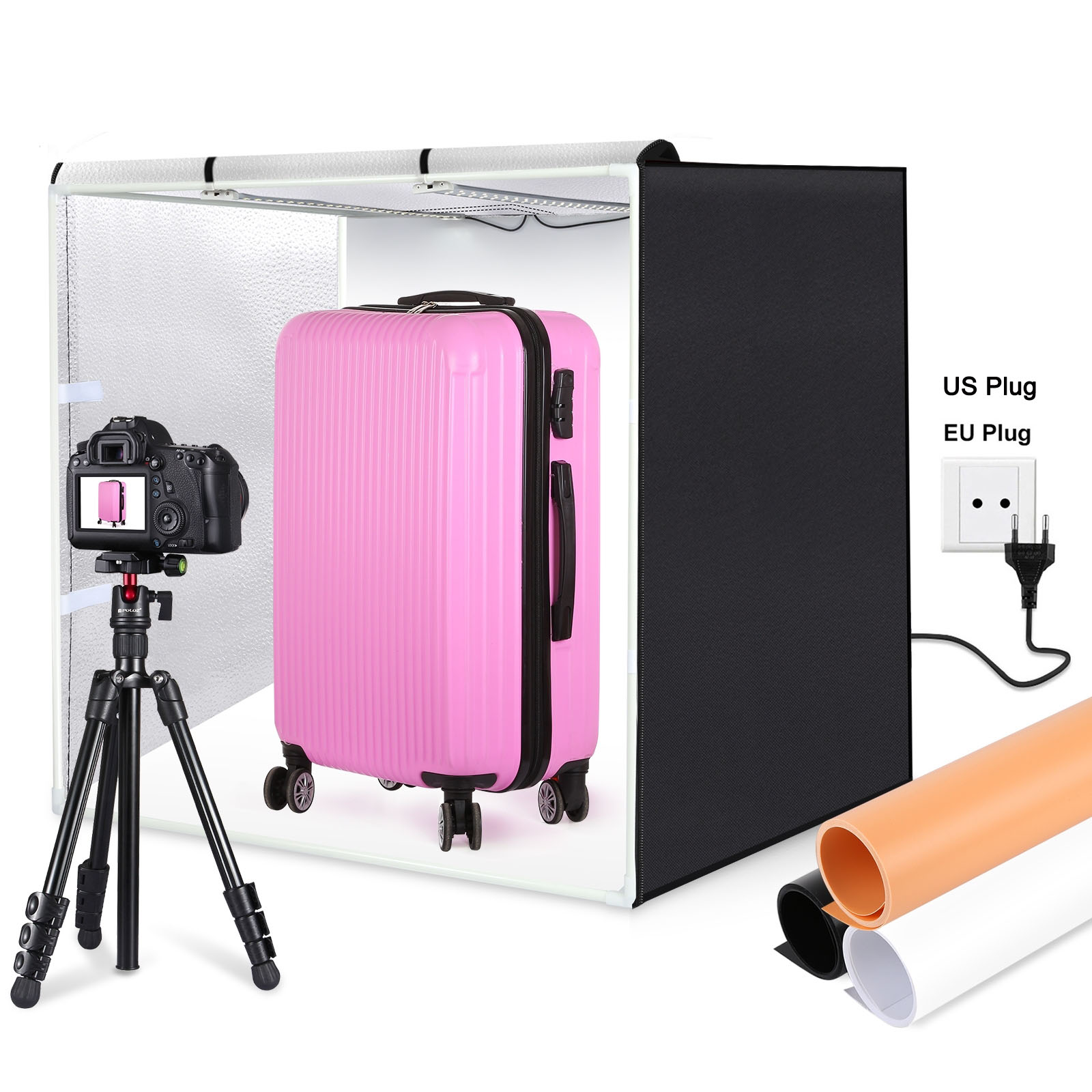 PULUZ, kit de iluminación foto - Photography Lighting Kit Portable reseña y precio