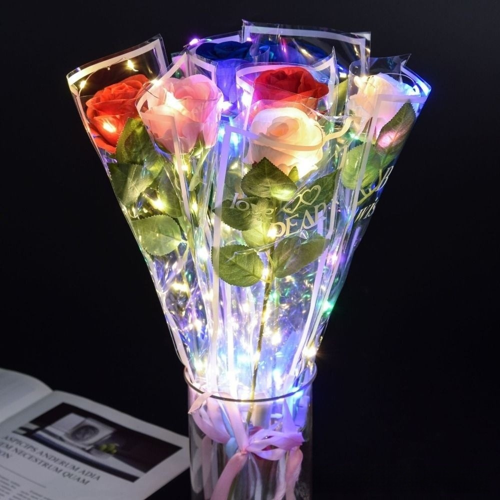 Luces LED de Rosas Artificiale - Photography Lighting Simulation reseña y precio