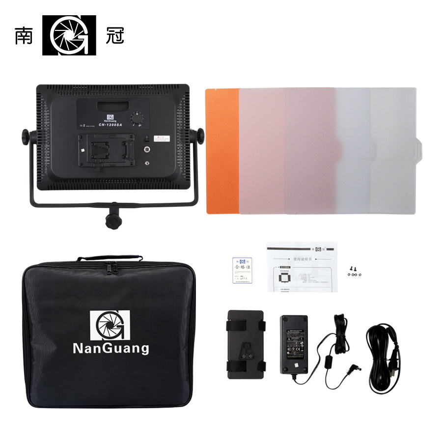 Nanguang-Panel de luz LED para - Video Light Panel Led reseña y precio