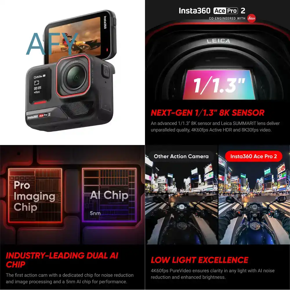 Insta360 Ace Pro 2 para Cámara - Photography Lighting Ai reseña y precio