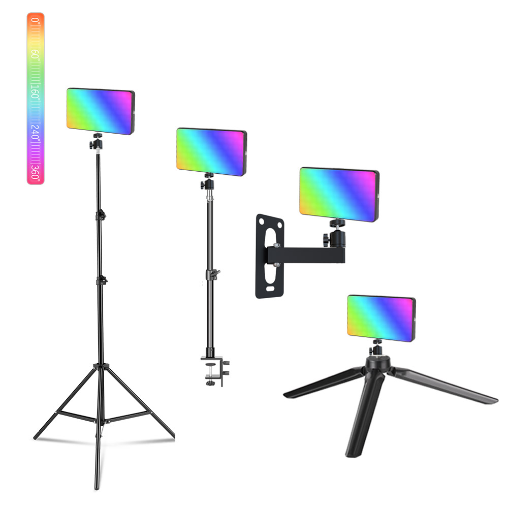Luz de vídeo LED RGB SH W140 0 - Video Light Panel Led reseña y precio