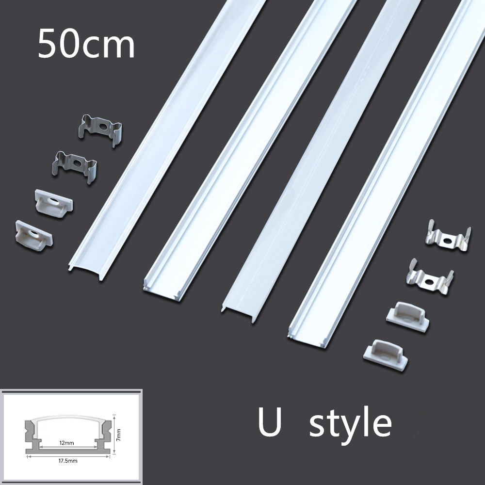 Canal de aluminio LED de 50cm  - Diffusion Material Roll reseña y precio
