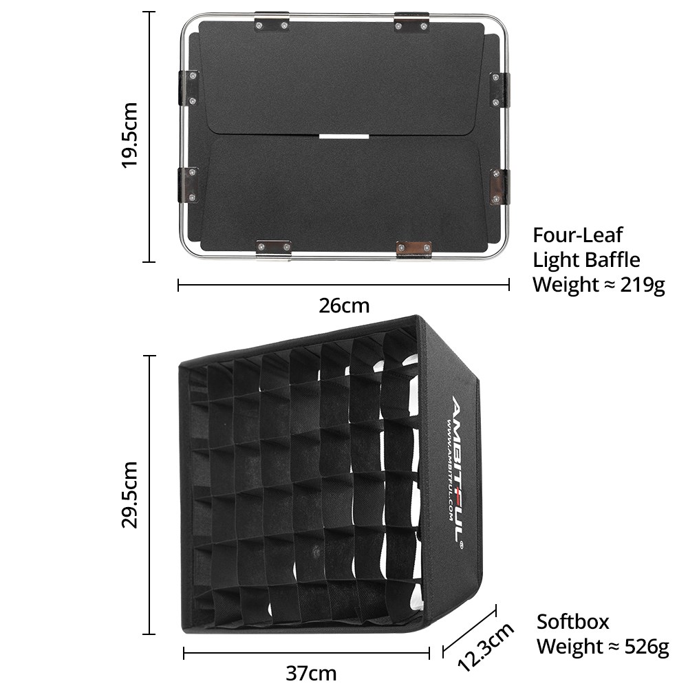 AMBITFUL-Panel de vídeo LED P3 - Video Light Panel Led reseña y precio