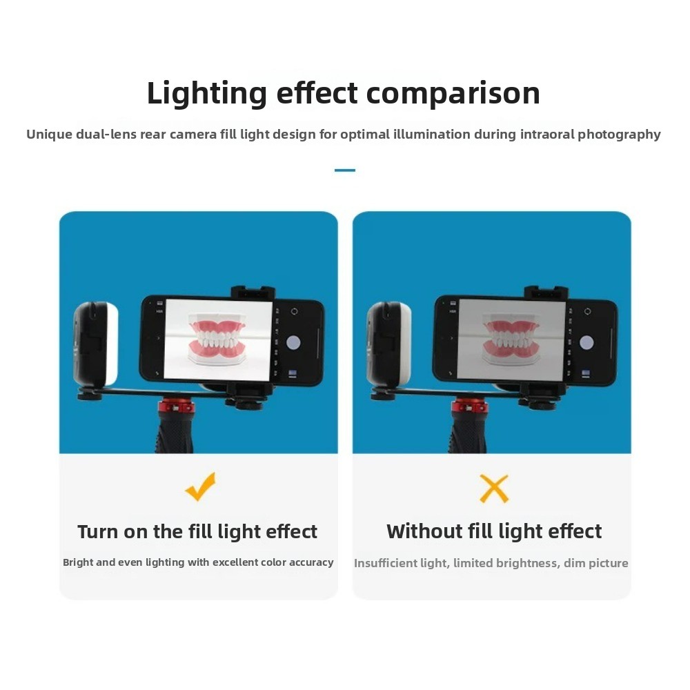 Luz de fotografía dental, flas - Photography Lighting Kit Portable reseña y precio