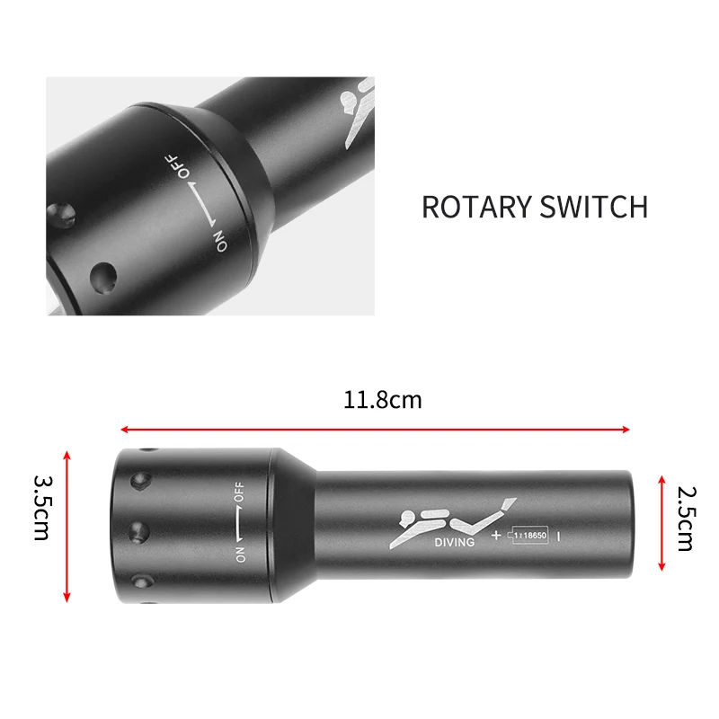 Nueva Linterna de Buceo LED T6 - Photography With Lighting reseña y precio