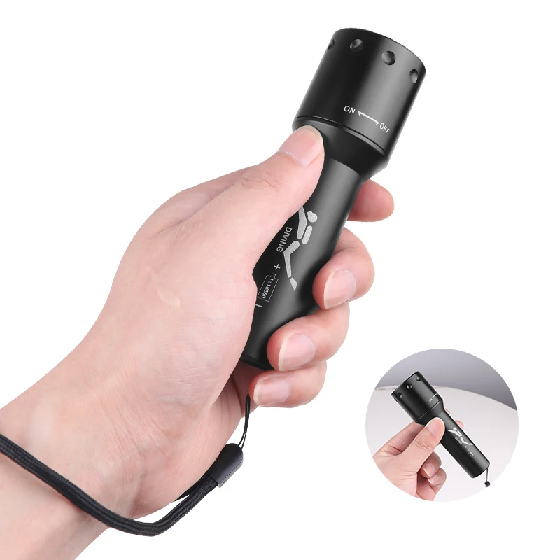 Nueva Linterna de Buceo LED T6 - Photography With Lighting reseña y precio