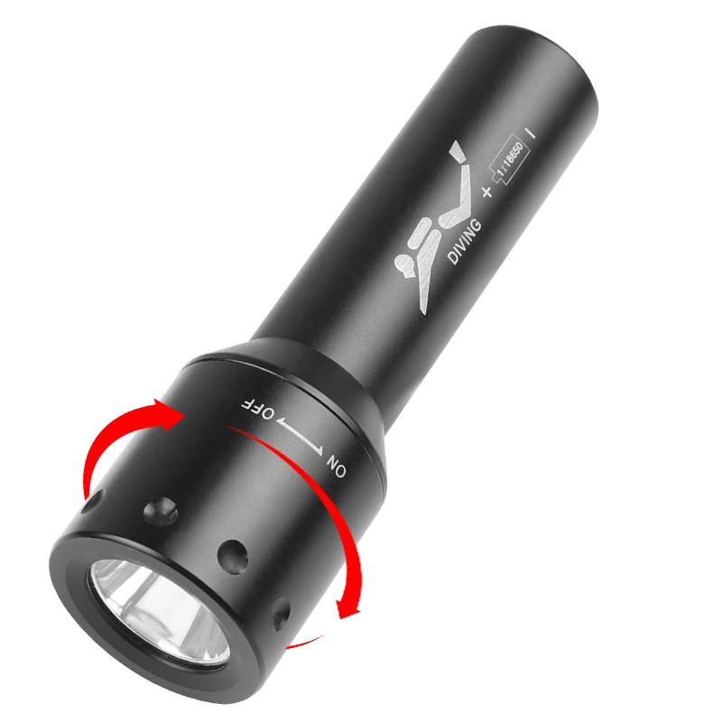 Nueva Linterna de Buceo LED T6 - Photography With Lighting reseña y precio
