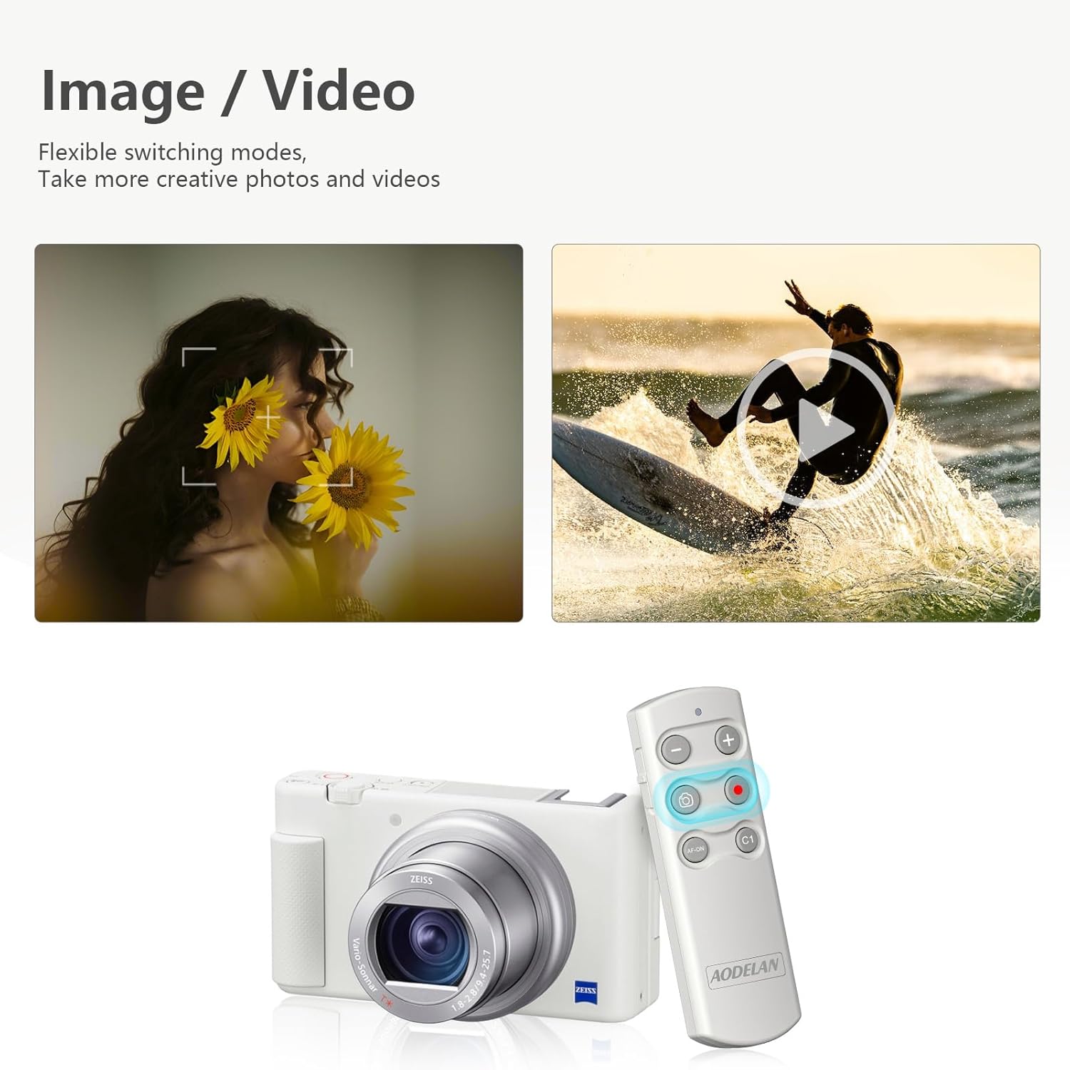 AODELAN Control remoto inalámb - Sony Camera A7 Iv reseña y precio